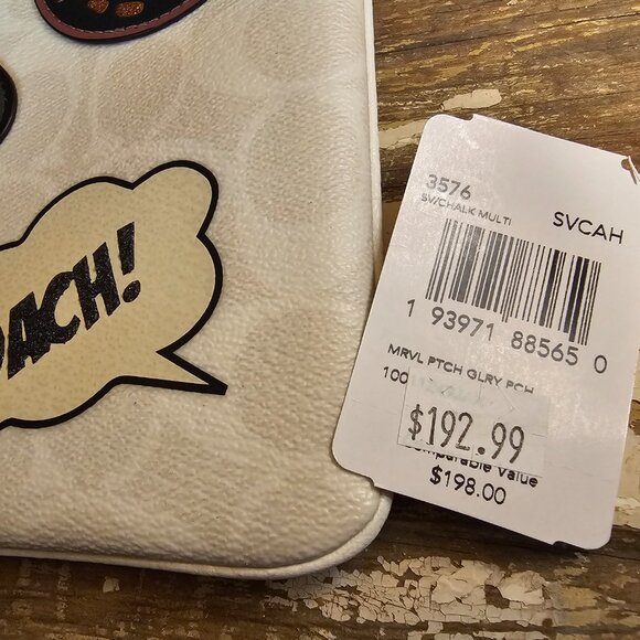 Large Coach Spiderman wristlet - Picture 7 of 10